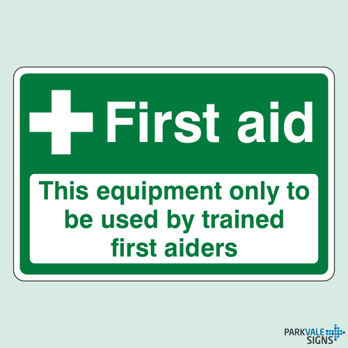 First aid equipment used - aid,