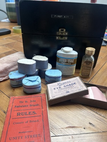 Vintage first aid - aid,