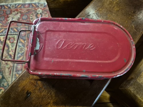 Vintage acme first aid - first, tin