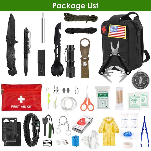 47pcs emergency survival kit - 47pcs,