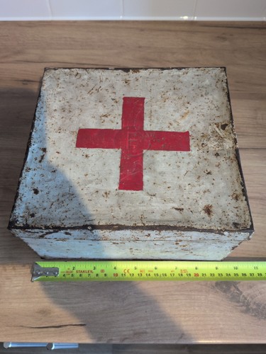 Vintage first aid - aid, box