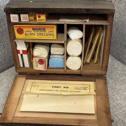 Paragon wooden first aid case - first,