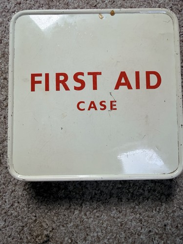 Vintage first aid kit - vintage,