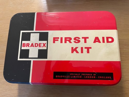Bradex vintage first aid kit - vintage,